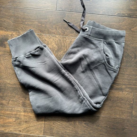 𝅺EUC Stella McCartney X Adidas sweat pants. Faded Black, Size M - Picture 3 of 6